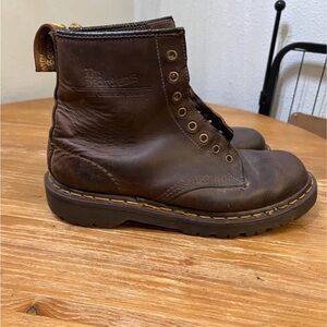Vintage Dr. Martens Brown Leather Men's Boots